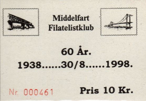 Middelfart 60 aar 1998 forside